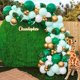 thumbnail image 3 of Kit de arco de guirnalda de globos verdes Macaron, decoración de fiesta de cumpleaños temática de Safari de la selva, globos de boda para niños, decoración de Baby Shower para niños, 3 of 4