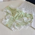 thumbnail image 3 of Panties for Women,Fruit Print Ice Silk Panties Breathable Soft Comfortable Briefs for Daily Wear,Womens Underwear,Green,M, 3 of 3