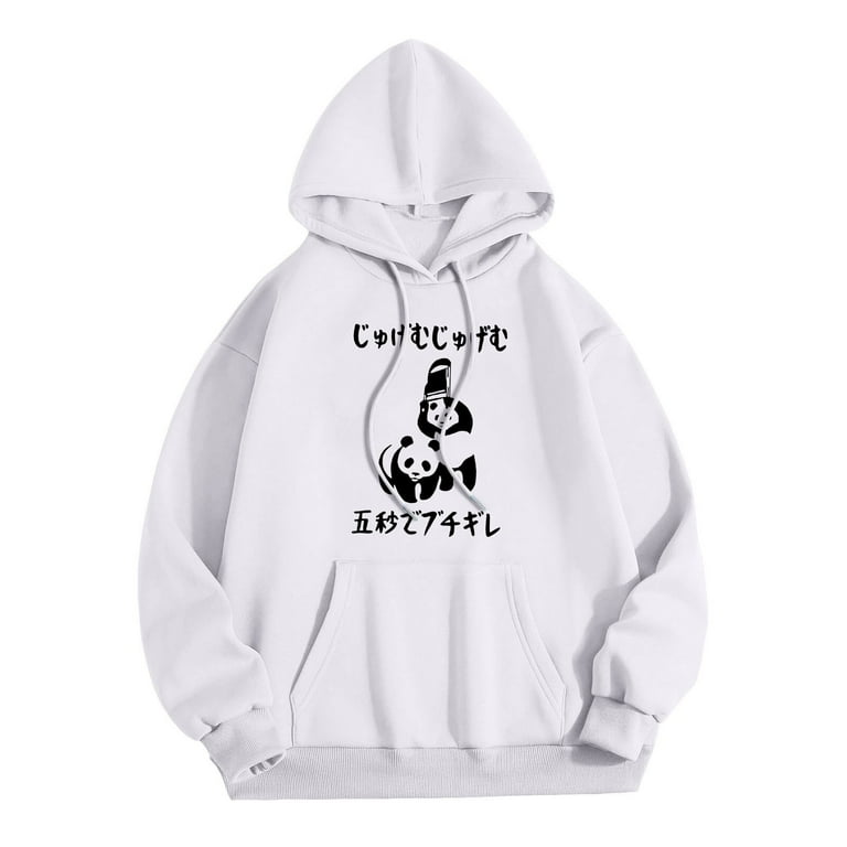 PFWOWB Sweatshirt for Men Graphic Unisex Hooded Panda Hoodie