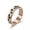 Rose Gold, variant on Anxiety Rings for Women Men Dog Paw Stainless Steel Fidget ADHD Decompression-Rose Gold-9
