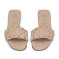 thumbnail image 4 of Sandalias Mujer Abiertas Trenzadas Piso Uh Lulu Beiges beige 24, 4 of 4