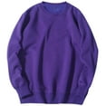 thumbnail image 2 of guisaled Mens Trendy Sweatshirt Crewneck Lightweight Fleece Lined Pullover Tops Solid Casual Loose Fall Winter Winproof Sweatshirts, 2 of 3