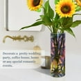 thumbnail image 4 of JSTEL Palm Leaf Sunset Flower Vase Decorative Floreros for Home Decor Bedroom Living Room Office Table Shelf Bathroom, 4 of 6