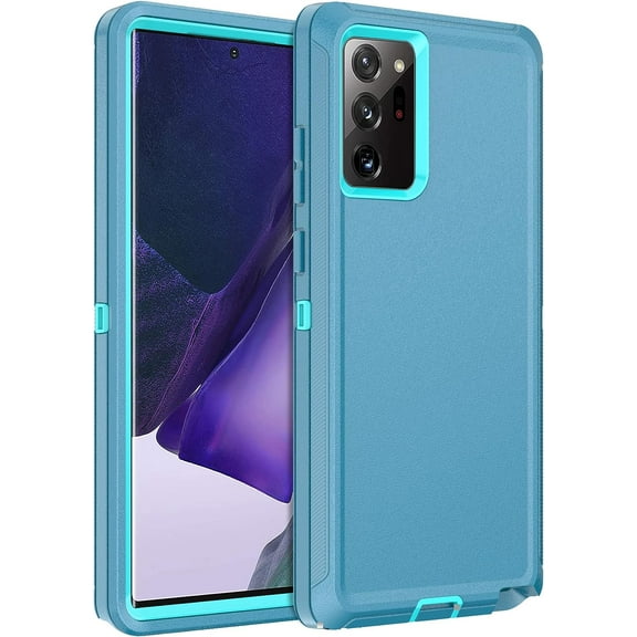 Samsung Galaxy Note 20 Ultra Case,Shockproof Dropproof Galaxy Note 20 Ultra Case,Heavy Duty Protective for Samsung Note 20 Ultra Case,Note 20 Ultra Case 6.9 Inch(Turquoise)