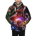 thumbnail image 5 of Power Rangers Mens Active Sweatshirts Cozy Hoodie 3d Graphic Sweater Casual Winter Clothes Tops Coat Small, 5 of 7
