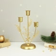 thumbnail image 6 of Christmas Decorations Christmas Candle Rings Wreath Christmas Iron Metal Candlestick Decoration Romantic Table Candlelight Decoration for Home Party Christmas Table Mantel Decorations, 6 of 7