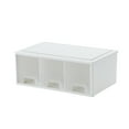 thumbnail image 2 of Guardoinrt 1/2/3 Transparent Storage Drawers Practical And Sleek Office Organization Solution Increase three grid 1 Pc, 2 of 6