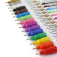 thumbnail image 3 of (2 pack) Thornton's Art Supply Oil-Based Paint Marker, Extra Fine Point, Assorted Colors, Set of 15, 3 of 7