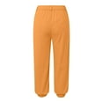 thumbnail image 5 of SIYUDAN Womens Pants Business Casual Pants For Women Orange Adult Yoga Pants Womens Loose Pants Women High Waisted Pants Fall Pants, 5 of 5