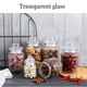 thumbnail image 5 of Inteprter Frasco de almacenamiento de alimentos de vidrio de 2 piezas Frascos de botella de contenedor sellado con tapa Organizadores de utensilios de cocina 650ml Inteprter HA063657-02, 5 of 6