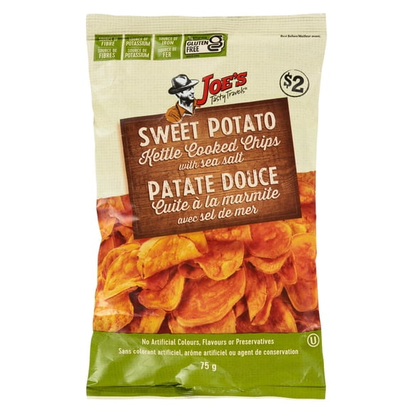 JTT CHIPS DE POMME DE TERRE DOUCE JTT Avec Sel