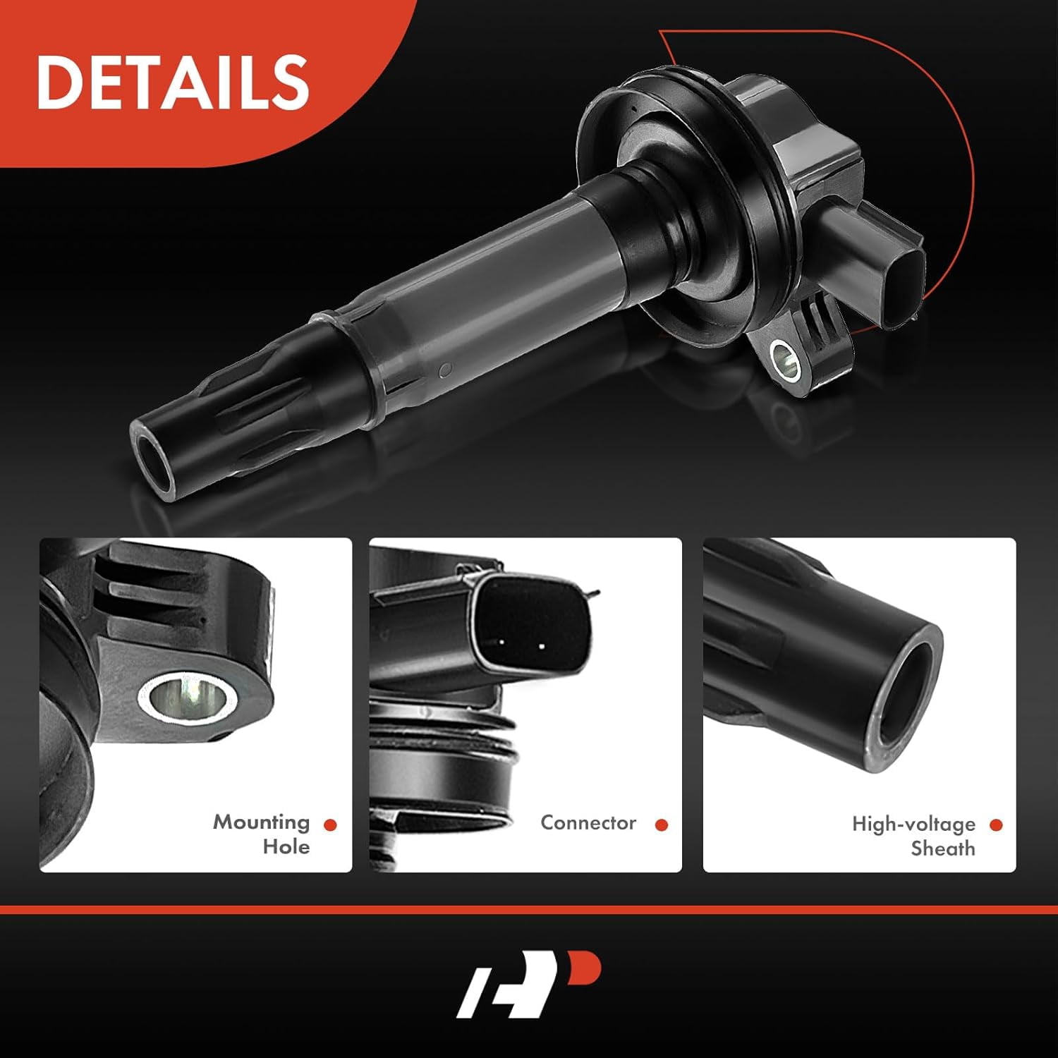 A-Premium Ignition Coils Pack Replacement for Ford Explorer F-150 Edge Fusion Mustang Taurus Lincoln MKS MKX MKT MKZ Sable 3.5L 3.7L UF-553 6-PC Set Fits select: 2011-2017 FORD EXPLORER XLT