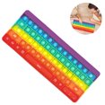 thumbnail image 2 of Juguete sensorial Rainbow Popping Silicone Game Toy Ansiedad y estrés Reliever Autismo Juguete para niños y adultos Ansiedad Silicona Descompresión Puzzle Macaron Keyboard Zhivalor 222669-1, 2 of 8
