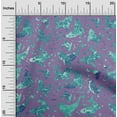 thumbnail image 2 of oneOone Polyester Spandex Medium Purple Fabric Sea Sewing Craft Projects Fabric Prints By Yard 56 Inch Wide, 2 of 4