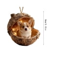 thumbnail image 3 of Xecvkr Ornament Holiday Decor Festive Hanging Mantel Window Centerpiece Gift for Friends Family Office 1 Piece, 3 of 5