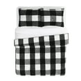 thumbnail image 5 of CANNON Cozy Buffalo Check Black Twin/Twin XL 2 Piece Comforter Set, Oeko-TEX Certified, 5 of 7