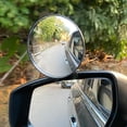 thumbnail image 3 of Universal Angle Adjustable Car Mirrors Round Convex Blind Spot Mirror Auto Rearview Reverse Side Mirror Parking Accessories White L, 3 of 6