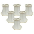 thumbnail image 2 of Royal Designs, Inc. Decorative Trim Scallop Bell Chandelier Basic Shade CS-703WH, White, 3 x 5 x 4.5, 2 of 5