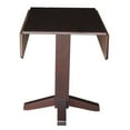 thumbnail image 6 of International Concepts 36" Square Dual Drop Leaf Dining Table in Brown, 6 of 9
