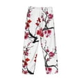 thumbnail image 5 of Disketp Cherry Blossoms Men'S Pajama Pants - Ultra Soft Fleece Sleep And Lounge Pants (Size: S-Xxl), 5 of 9