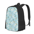 thumbnail image 2 of Daiia Bee Flower Backpack for Men and Women -Durable Backpack Large Capacity, Water-Resistant Bag with Adjustable Straps and Laptop Compartment, 2 of 9