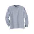 thumbnail image 2 of Hanes Youth Authentic ComfortSoft Long-Sleeve T-Shirt Light Steel XL, 2 of 2