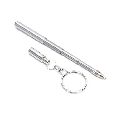 Telescopic Stainless Steel Pen Keyring Keychain Emergency Signature Tool GA DLWA
