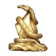 thumbnail image 1 of Estatua de serpiente de lingotes Figura de serpiente Exhibición Escultura de animal Adorno de escritorio para L, 1 of 9