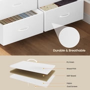 Twin Size Loft Bed with Stairs, 8 Storage Drawers, Power Outlet, LED Light, Metal Loft Bed with Wardrobe,Storage Stairs, Large Under-Bed Space, 13 Safety Guardrail,White