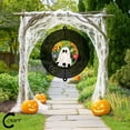 thumbnail image 2 of C-CRAFT Flower Ghost Wind Spinner 12 Inches, Spooky Yard Art for Outdoor Costume Party, Gardener Halloween Gift, 2 of 4