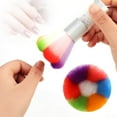 thumbnail image 3 of One Gel Nail Powder Soft Cleaner Brush, Nail Art Tool, Nail Brush Dusting Brush (Plata) Kuyhfg Sin marca, 3 of 5