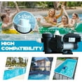 thumbnail image 5 of EastVita 1.5HP Above/In Ground Pool Pump – Variable Speed 3000-9000 GPH, 110V Self-Priming Pump with 1100W Powerful Copper Motor, 5 of 8