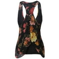 thumbnail image 2 of FashionOutfit Women's Chiffon Racer back Drapey Scoop Neck Tank Top, 2 of 4