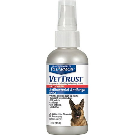 Vet Trust Antibacterial Antifungal Spray for Dogs & Cats, 4 fl oz