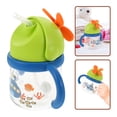 thumbnail image 3 of Vaso de agua para niños pequeños, sin fugas, con pajita, irrompible, con pajita suave, para bebés, adorable taza de dibujos animados, 3 of 7