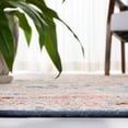 thumbnail image 4 of SAFAVIEH Madison Emmet Traditional Area Rug, Navy/Rust, 6'7" x 6'7" Square, 4 of 8