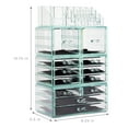 thumbnail image 4 of Sorbus Cosmetic Makeup and Jewelry Storage Case Tower Display Organizer - Spacious Design - Great for Bathroom, Dresser, Vanity and Countertop (Marble), 4 of 10