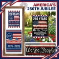 thumbnail image 4 of American 250Th Anniversary Garden Flag, Semicentennial Decorative Banner, 1-Sided Flag For Outdoor Garden Patio Lawn Decor, 250 Years 1776-2026 We The People Patriotic Flag, 4 of 4
