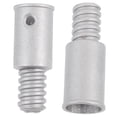 thumbnail image 4 of 2pcs Broom Extension Pole Adapter Tips Metal Threaded Handle Tips End Adapter, 4 of 8