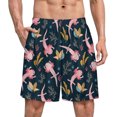 thumbnail image 1 of NICKSUN Shorts de Pyjama Amusants pour Hommes, Bas de Pyjama Courts Doux avec Poches, Axolotl Mer, m, 1 of 5