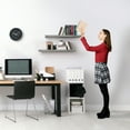thumbnail image 3 of Sorbus Wall Mounted Floating Shelves for Wall Décor - Large 24 Inch, 3 Pack, Gray, 3 of 6