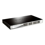 D-Link 28 Port PoE Gigabit Smart Switch Including 4 Combo SFP Ports - 24 Ports (DGS121028P)