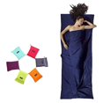 thumbnail image 1 of 75*210cm Cotton Sleeping Bag Sheet with Continuous Zipper Lightweight Comfort Sleeping Bag and Travel Blanket in One - Summer Sleeping Bag Liner Inner, 1 of 5