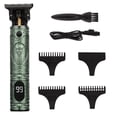 thumbnail image 1 of USB recargable para el cabello eléctrico Clipper Handheld Digital Pantalla Peinatura Trimmer Dispositivo Afeitadora Barbar Barberos Pelo Cortífagado Green sidaley CE001479-02B, 1 of 7
