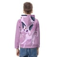 thumbnail image 3 of Espeon Hoodie with Pocket Cartoon Anime for Boys Girls Teens Gift, 3 of 6
