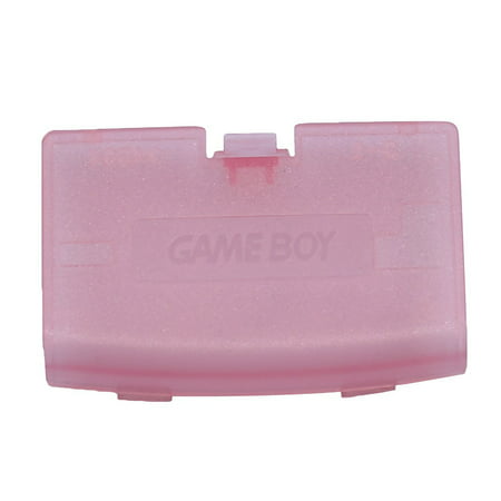 Games&Tech Fuchsia Clear Pink Battery Cover Door Lid for Nintendo GBA Game Boy (Best Gba Advance Games)