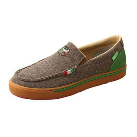 

Twisted X Boots MHYC029 Men`s Twisted X Hooey Eco Dust Multi Slip On Loper Grey 10 M