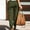 Olive Green, variant on Babysbule Long Pants for Women Fashion Ladies Plus Size Drawstring Casual Elastic Waist Pocket Loose Pants