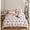 Big Heart - Pink, variant on Pink Heart Duvet Cover Set Queen Teen Girls Pink White Reversible Bedding Set Cute Lovely 3 Pieces Comforter Cover for Kids Adults with Zipper Ties