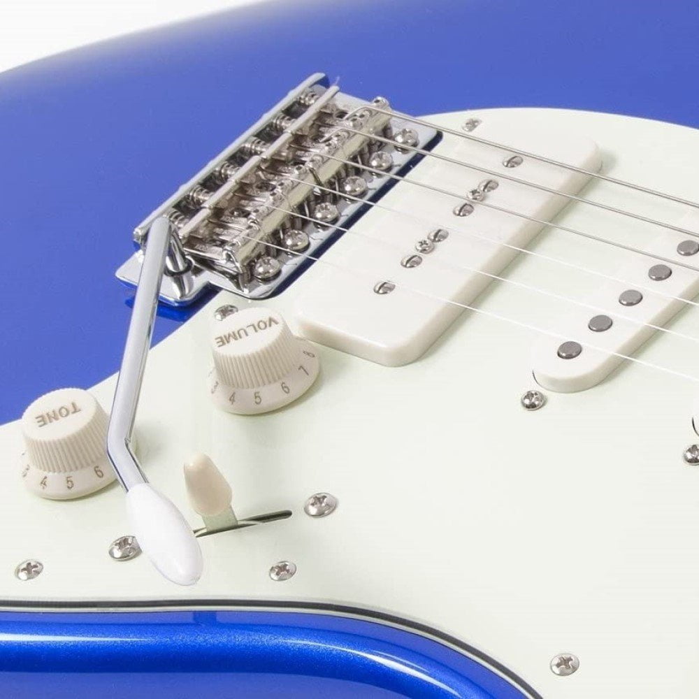 Chrome Tremolo Bridge System For Stratocaster/ST-Style Electric Guitars - Full Replacement Bridge, Silver, USA Made